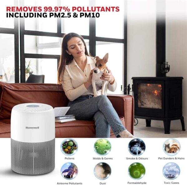 Honeywell Air Touch V1 Air Purifier, H13 HEPA, 3-in-1 Filter - Image 3