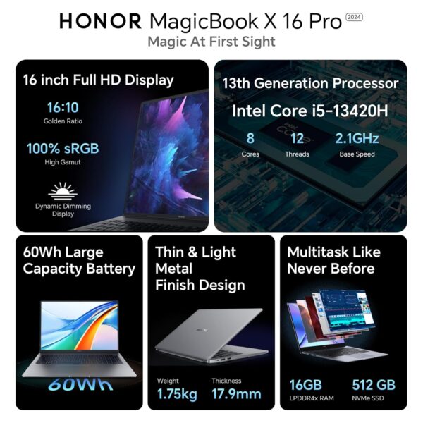 HONOR MagicBook X16 Pro 2024 - Image 2