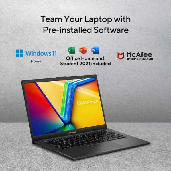 ASUS Vivobook Go 14 | Ryzen 3 7320U | 14" FHD | 8GB RAM | 512GB SSD | Win 11 | Office 2021 | 1.38 kg - Image 7