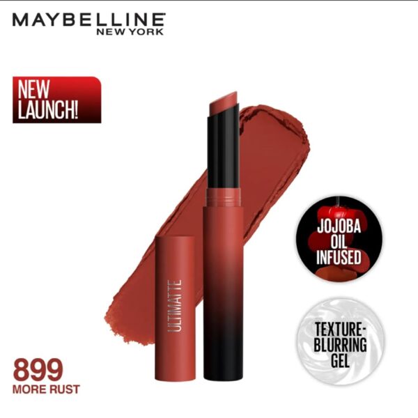 Maybelline Ultimattes Lipstick,899 More Rust - Image 2