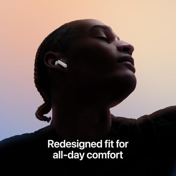 Apple AirPods 4 Wireless Earbuds | Personalized Spatial Audio, H2 Chip, 30H Battery, USB-C Case, Sweat & Water Resistant - Image 2