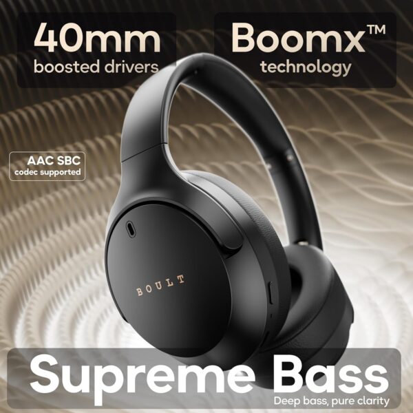Boult Q Over-Ear Bluetooth Headphones - Image 6